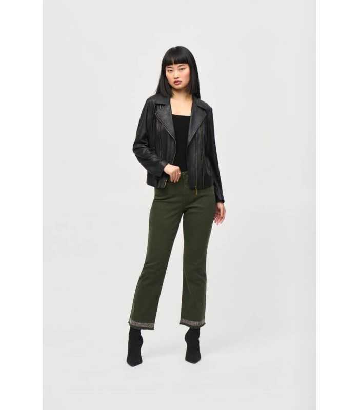 Chaqueta Negra Metalizada Joseph Ribkoff Mujer