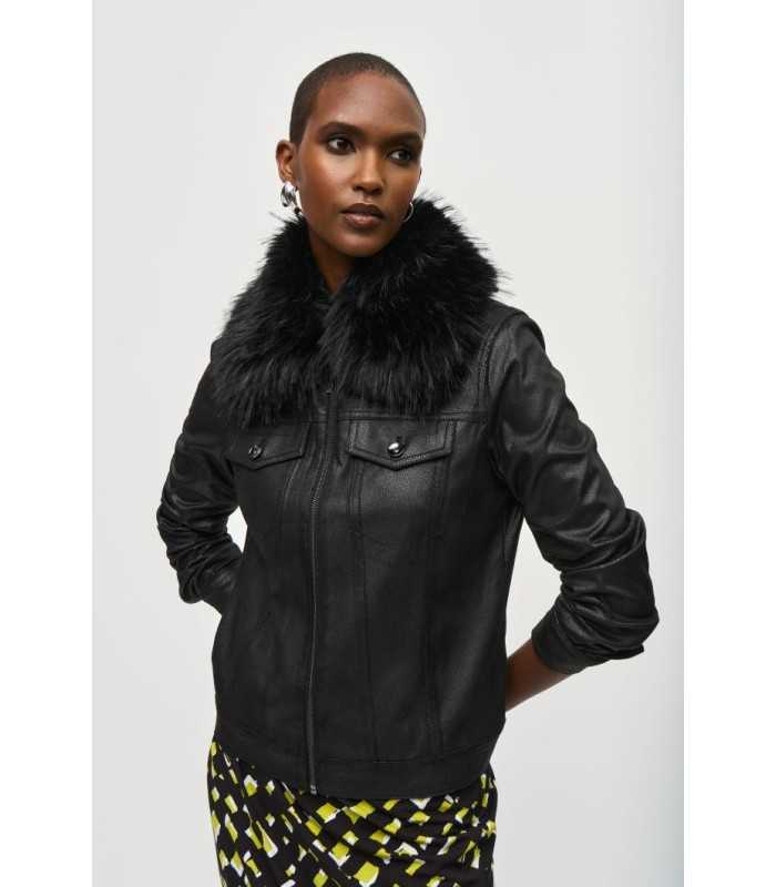 Chaqueta Ante Negra Joseph Ribkoff Mujer