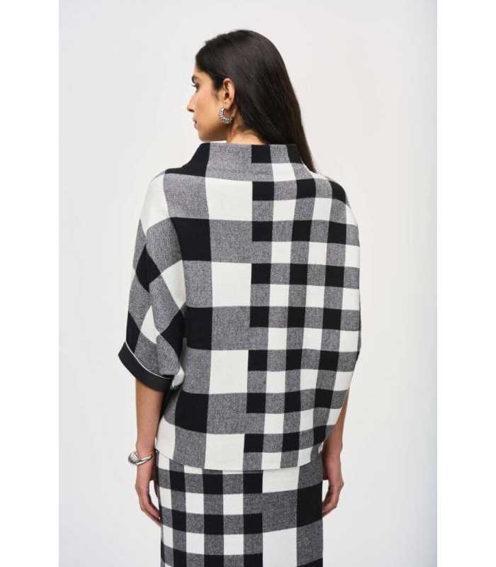 Suéter Punto Cuadros Joseph Ribkoff Mujer