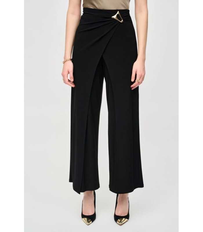 Pantalón Negro Cruzado Joseph Ribkoff Mujer