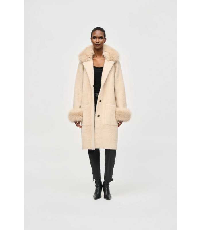 Abrigo Punto Champagne Joseph Ribkoff Mujer