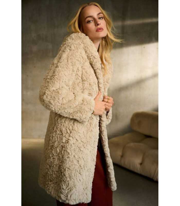 Abrigo Reversible Beige Joseph Ribkoff Mujer