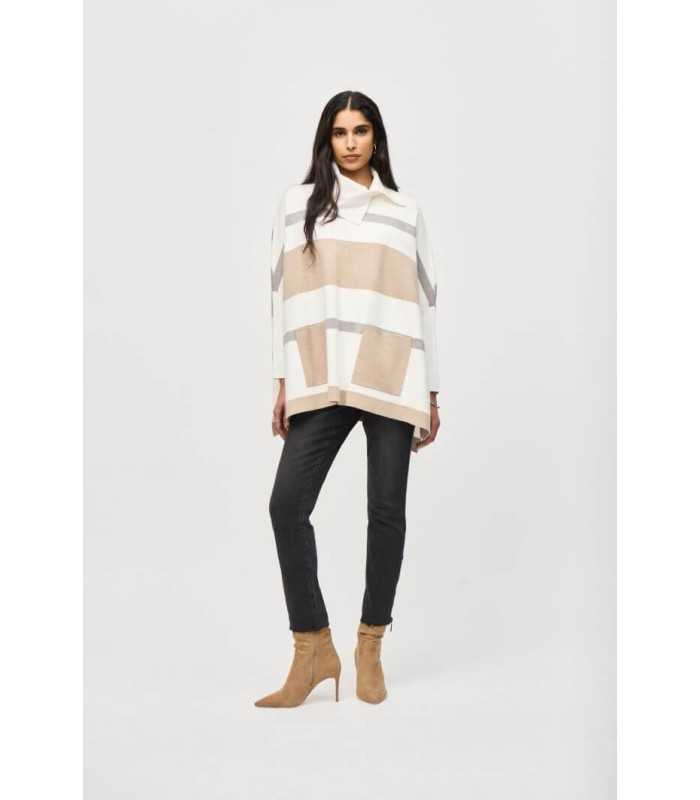 Poncho Punto Jacquard Joseph Ribkoff Mujer