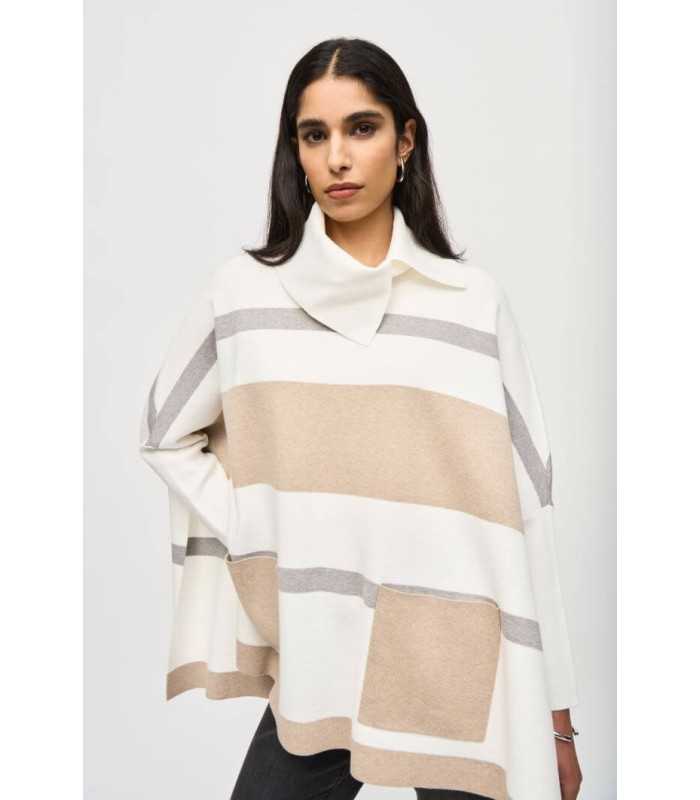 Poncho Punto Jacquard Joseph Ribkoff Mujer