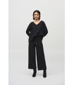 Pantalón Punto Negro Lentejuelas Joseph Ribkoff Mujer