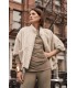 Chaqueta Piel Beige Joseph Ribkoff Mujer