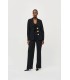 Blazer Ajustada Negra Joseph Ribkoff Mujer