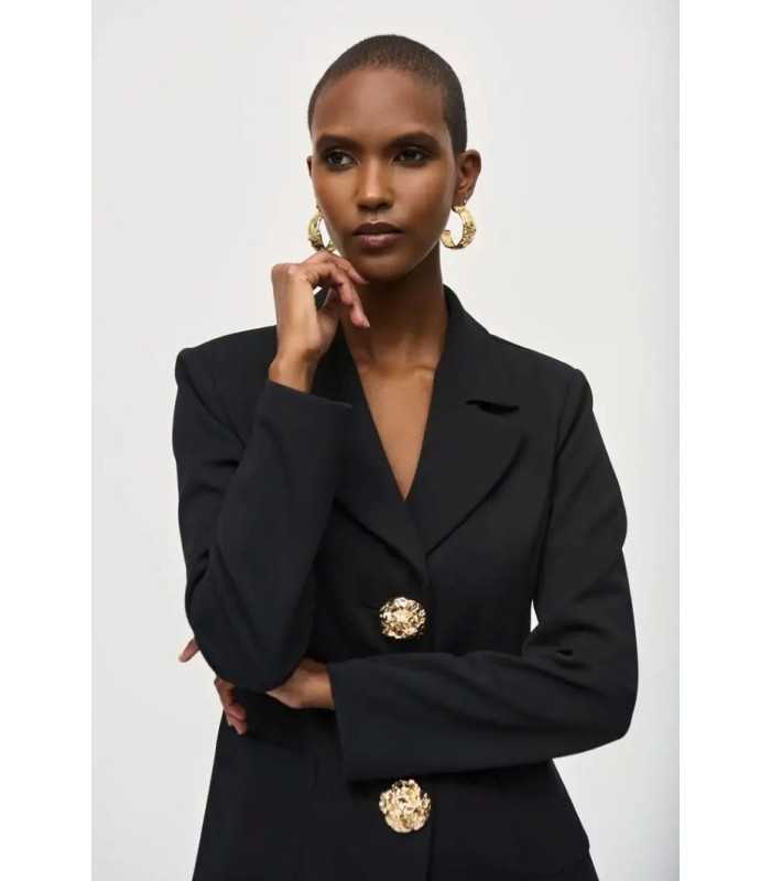 Blazer Ajustada Negra Joseph Ribkoff Mujer