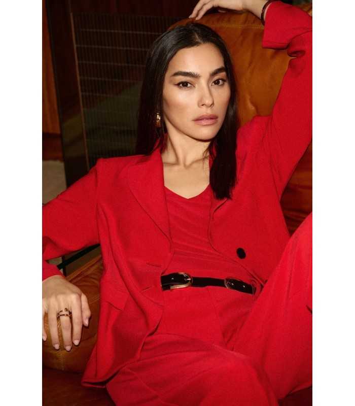 Chaqueta Punto Rojo Joseph Ribkoff Mujer