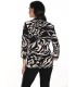 Chaqueta Estampada Punto Frank Lyman Mujer