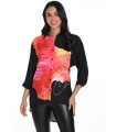 Blusa Negra Dibujo Cara Frank Lyman Mujer