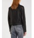 Chaqueta Piel Negra Marella Mujer