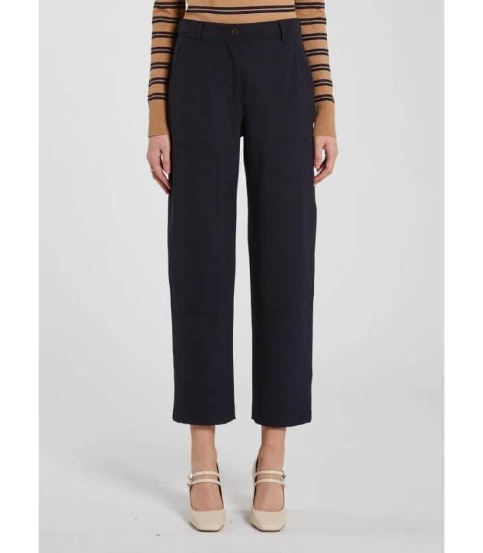 Pantalón Recto Marino Marella Mujer