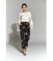 Pantalón Estampado Círculos Moskada Mujer