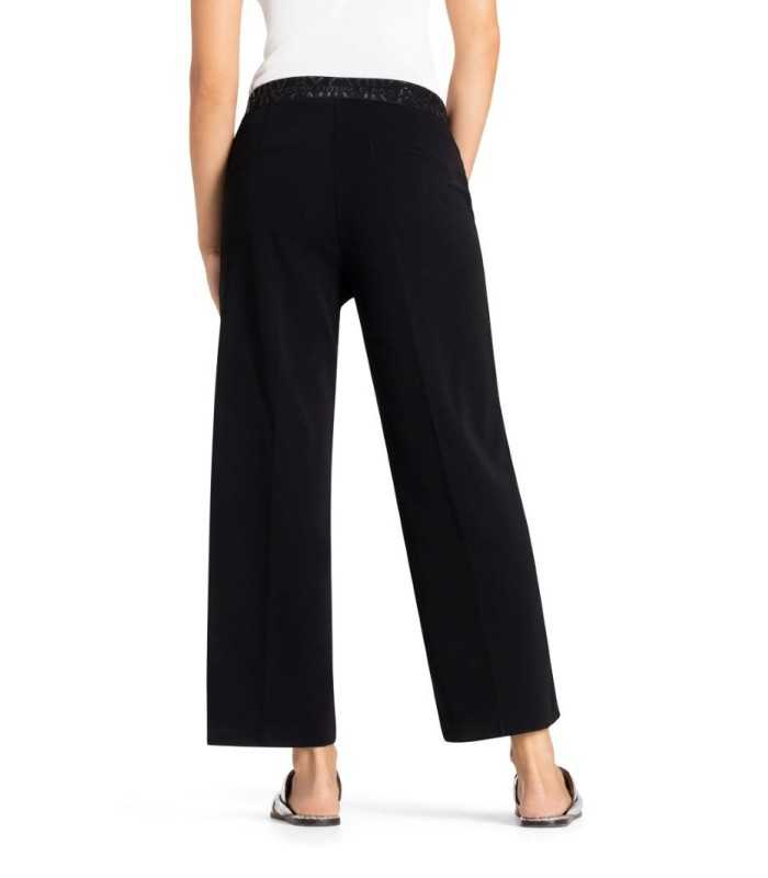 Pantalón CAMERON Recto Culotte Negro Cambio Mujer
