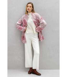 Pantalón Punto Caqui Maria Bellentani Mujer