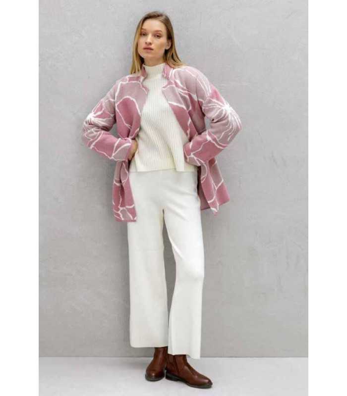 Pantalón Punto Caqui Maria Bellentani Mujer