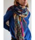 Chal Estampado Azules Noga Mujer