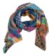 Chal Estampado Azules Noga Mujer