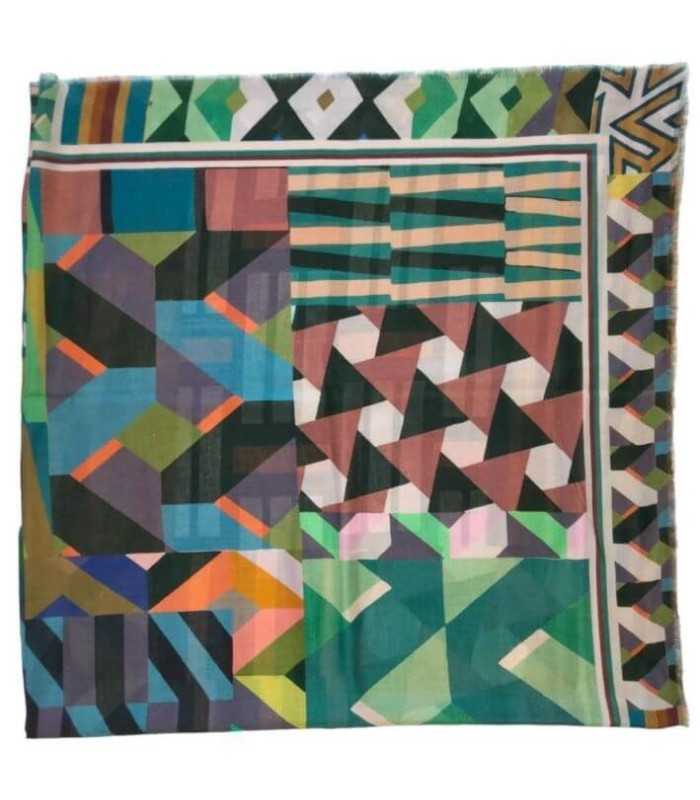 Chal Cuadrado Estampado Noga Mujer