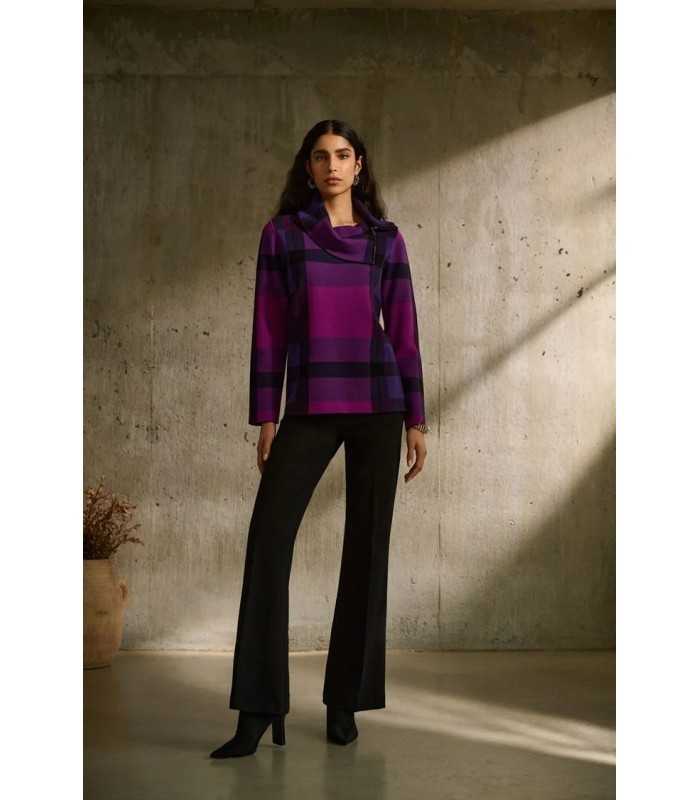 Suéter Cuadros Punto Joseph Ribkoff Mujer