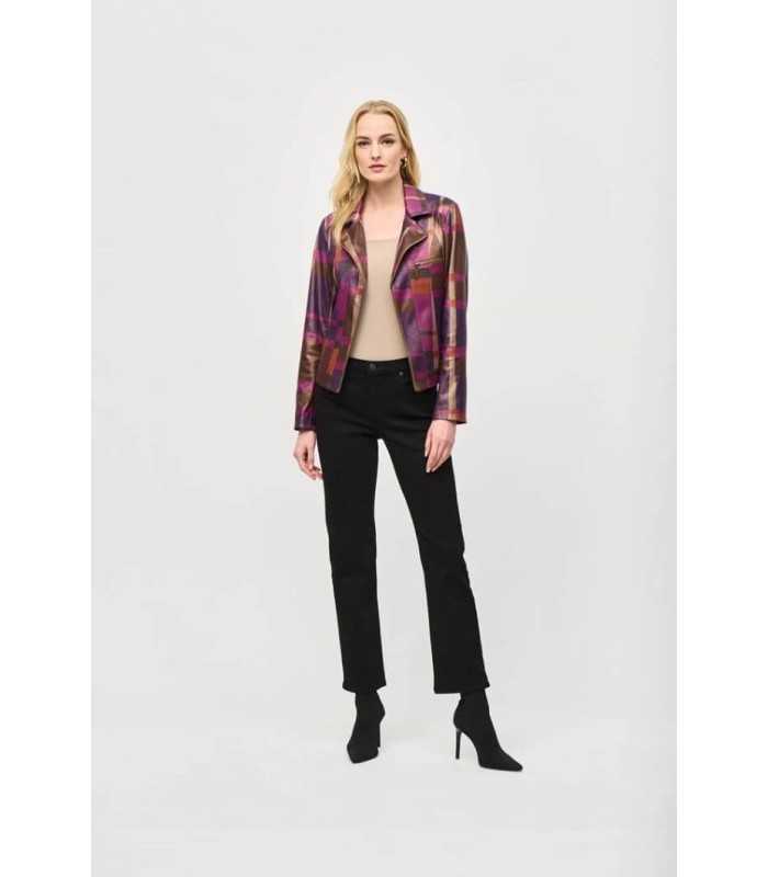 Chaqueta Ante Metalizada Joseph Ribkoff Mujer