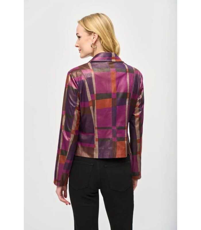 Chaqueta Ante Metalizada Joseph Ribkoff Mujer