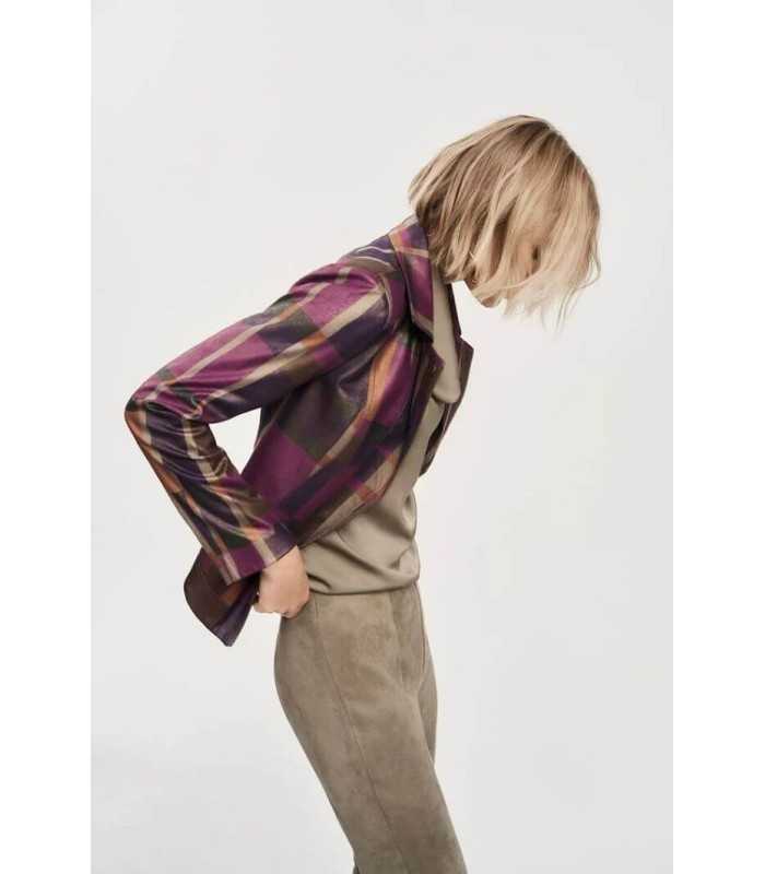 Chaqueta Ante Metalizada Joseph Ribkoff Mujer