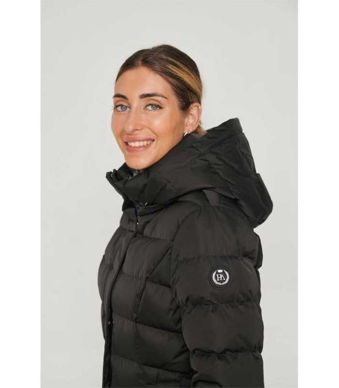 Plumífero Largo Negro Henry Arroway Mujer