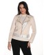 Chaqueta Beige Ante Frank Lyman Mujer