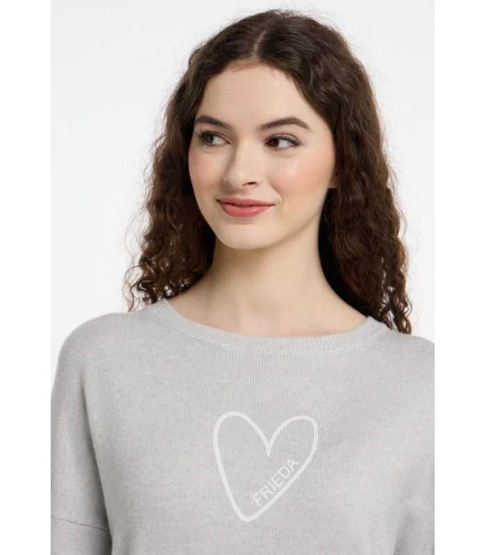 Suéter Gris Corazón Frieda Freddies Mujer
