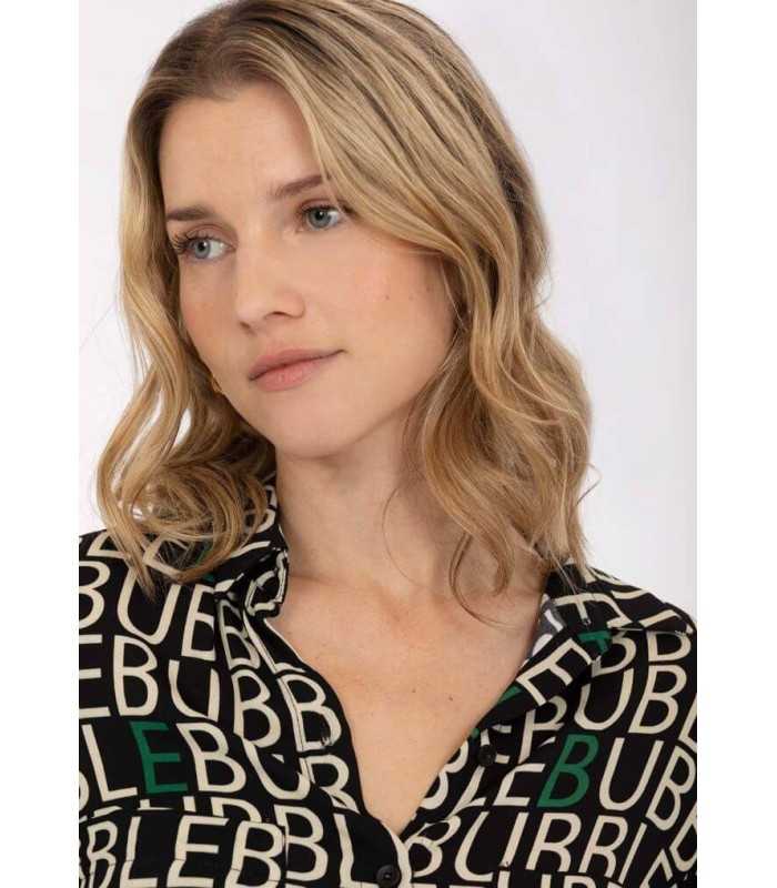 Camisa Letras Verdes Anna Mora Mujer