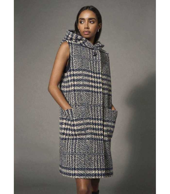 Chaleco Pata Gallo Cinzia Rocca Mujer