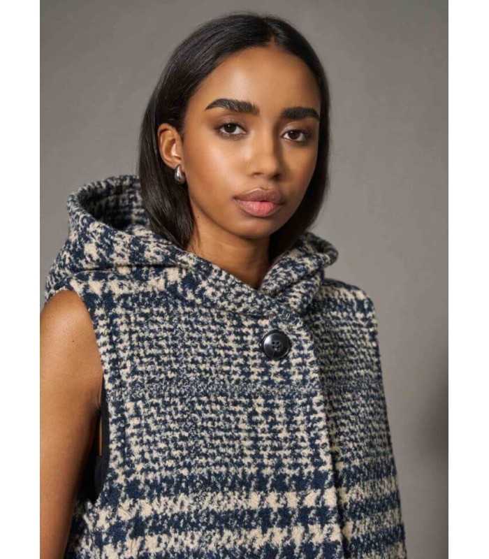 Chaleco Pata Gallo Cinzia Rocca Mujer