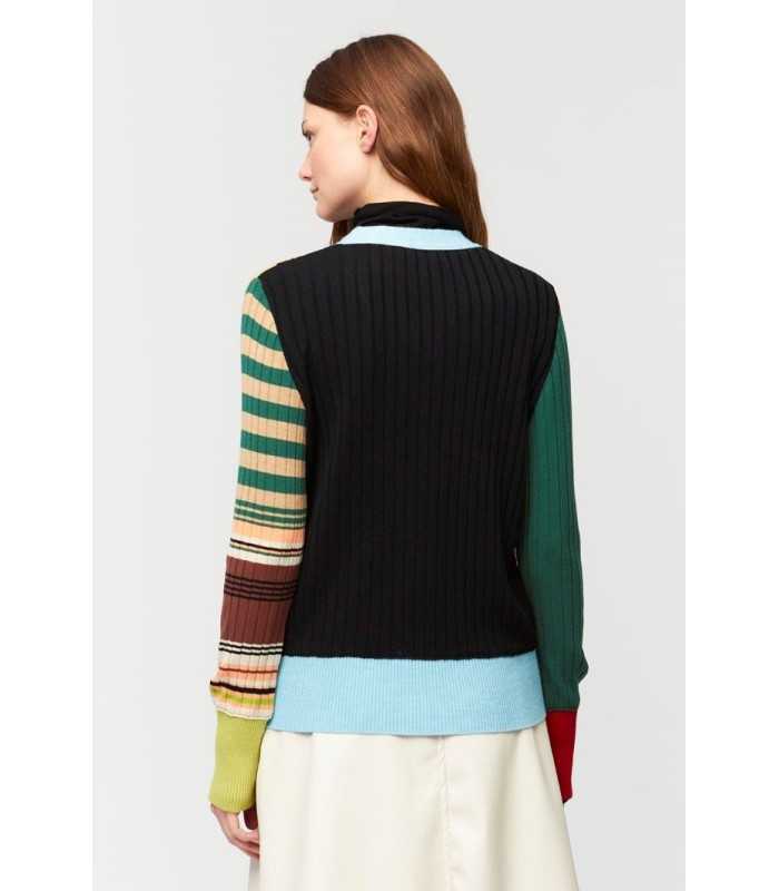 Chaqueta Estampada Rayas Aldo Martins Mujer