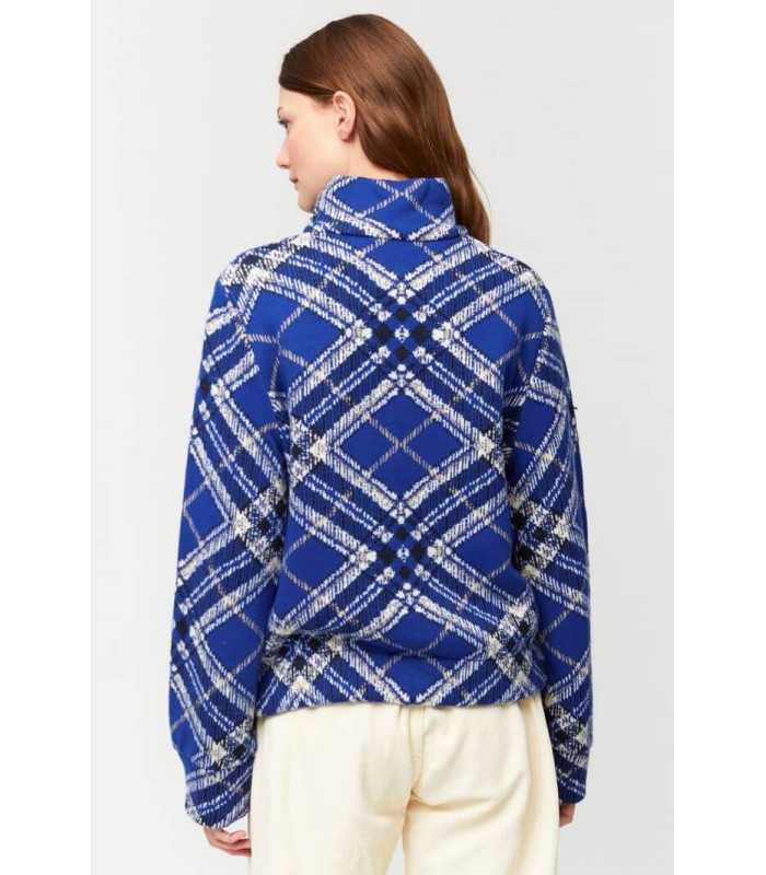 Chaqueta Estampada Cuadros Aldo Martins Mujer