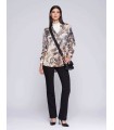 Blusón Estampado Serpiente Carmela Rosso Mujer