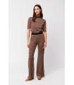 Pantalón Granate Geométrico Aldo Martins Mujer