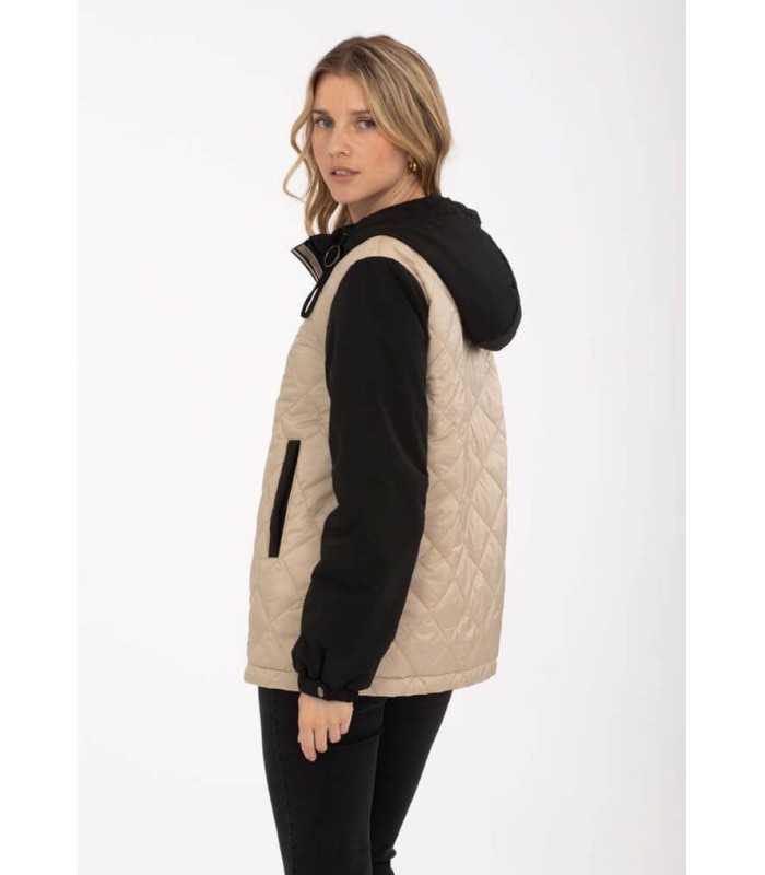 Parka Bicolor Guateada Anna Mora Mujer