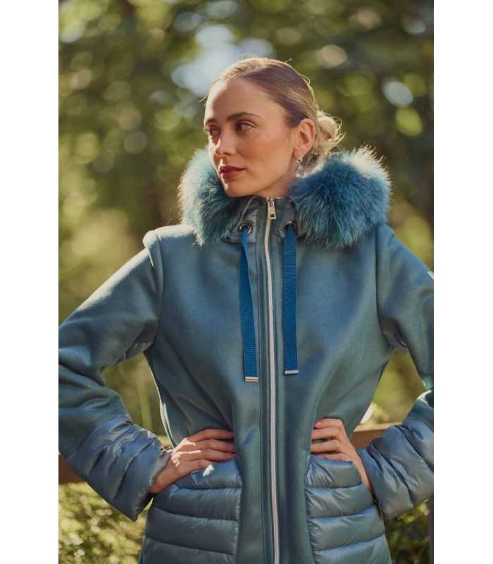 Parka Combinada Marino Donjaz Mujer