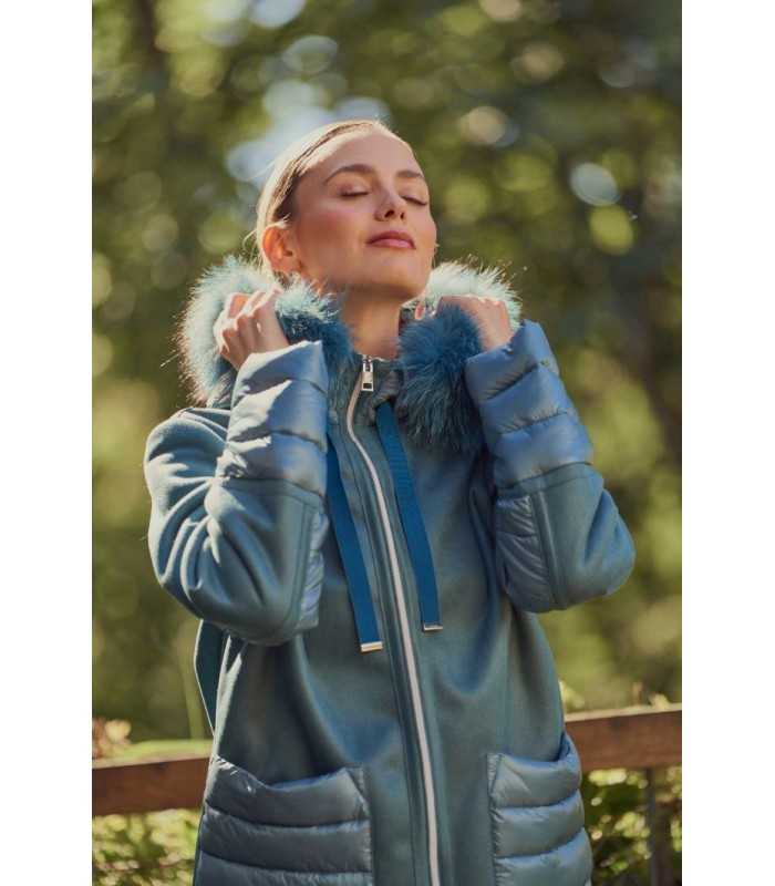 Parka Combinada Marino Donjaz Mujer