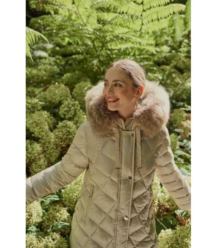Parka Acolchada Beige Donjaz Mujer