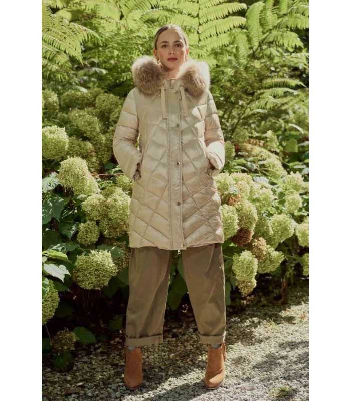 Parka Acolchada Beige Donjaz Mujer