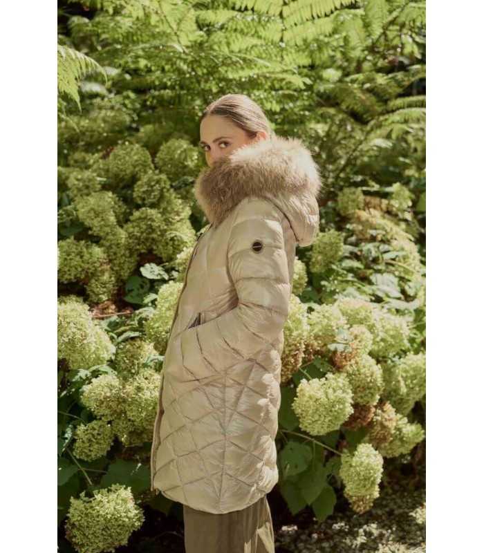 Parka Acolchada Beige Donjaz Mujer