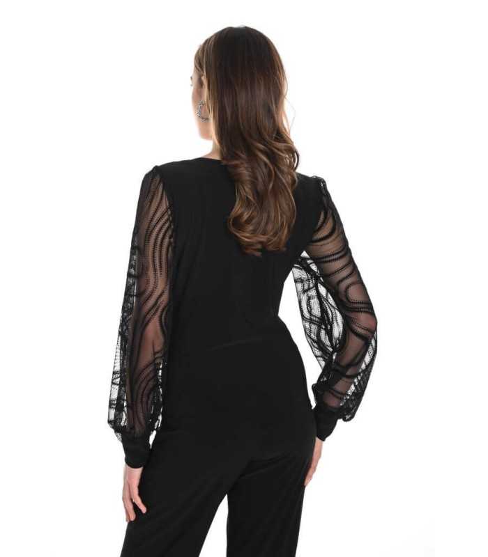 Top Negro Frank Lyman Mujer