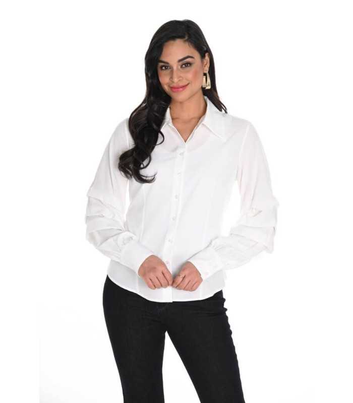 Camisa Blanca Frank Lyman Mujer