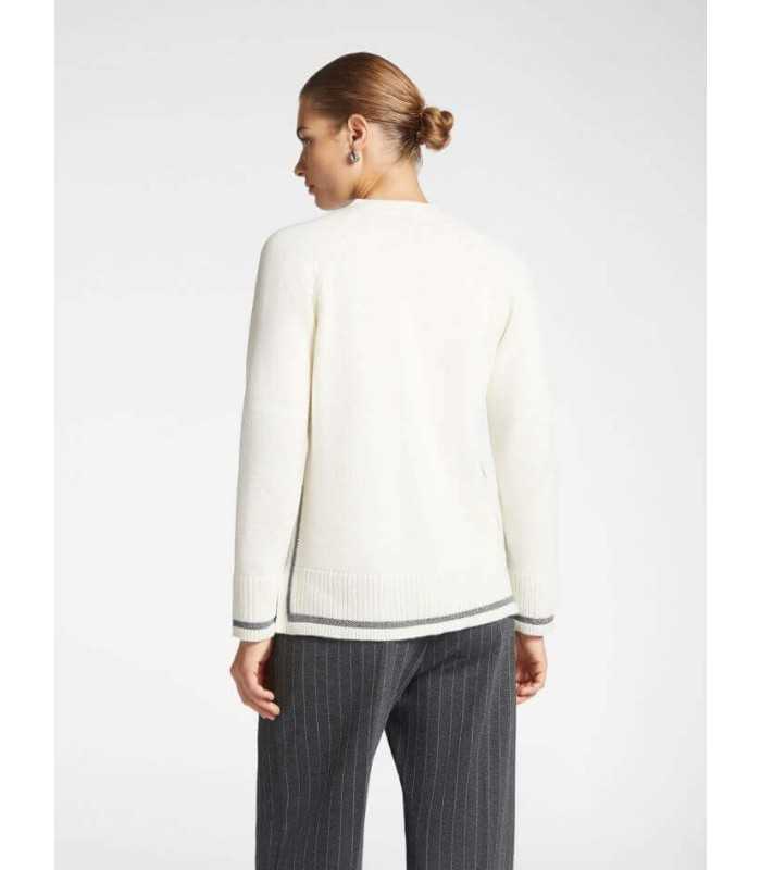 Chaqueta Cruda Punto Elena Miro Mujer