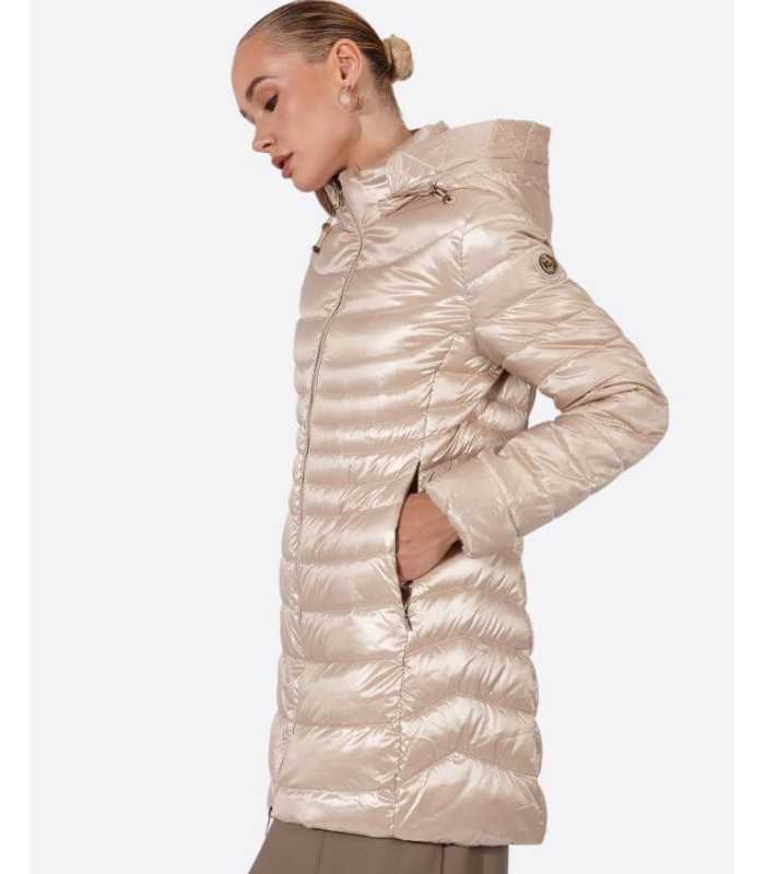 Parka Larga Champagne CRIS Henry Arroway Mujer
