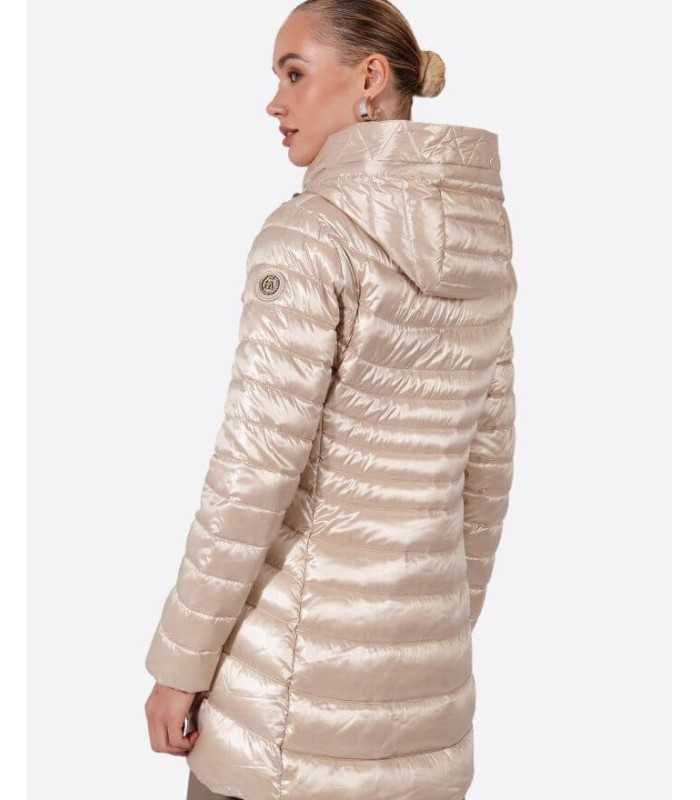 Parka Larga Champagne CRIS Henry Arroway Mujer