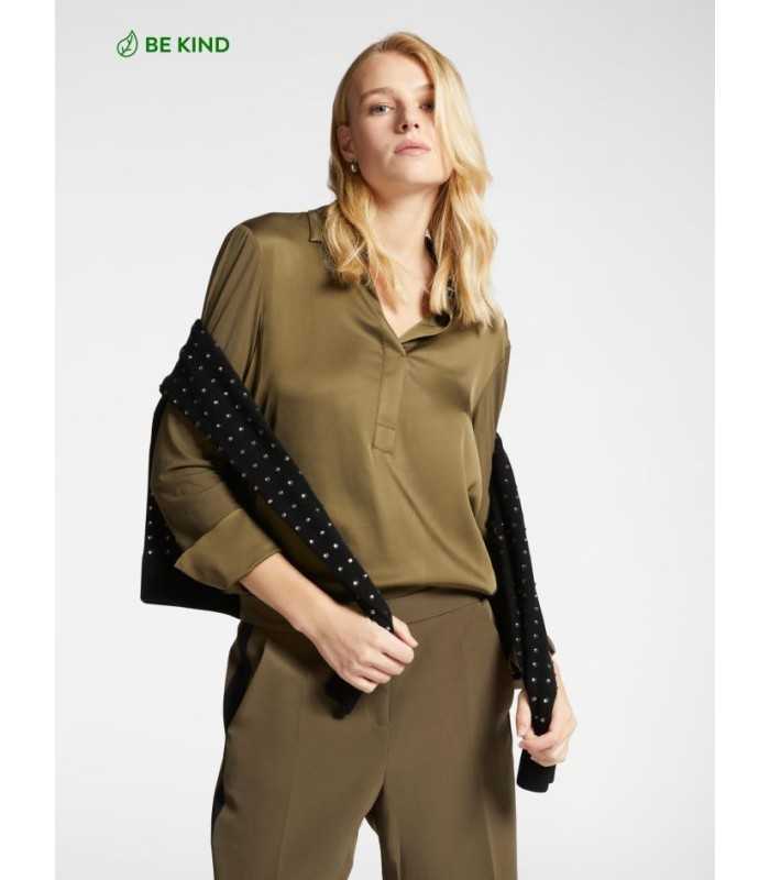 Camiseta Verde Caqui Elena Miro Mujer